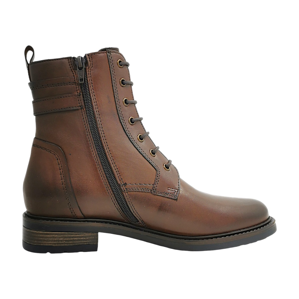 Ellen Blake Rinny Damenschuhe Stiefeletten Schnürer Stiefelette Braun Freizeit (Marrone, Größe 37 EU)