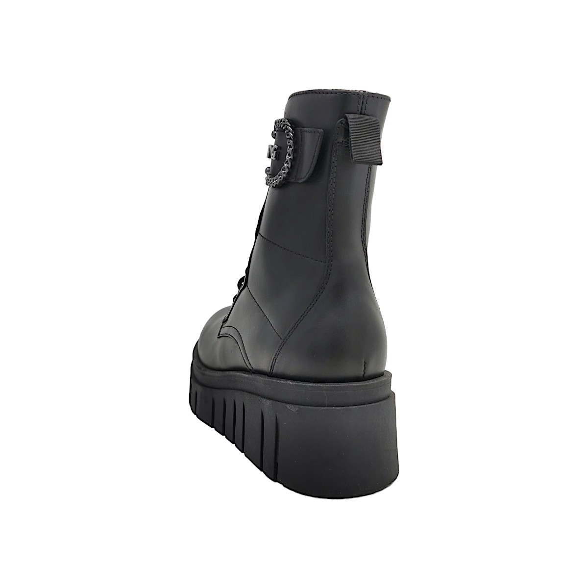 Nero Giardini Damenschuhe Schnürstiefel Schwarz Freizeit (100 Nero, Größe 38 EU)