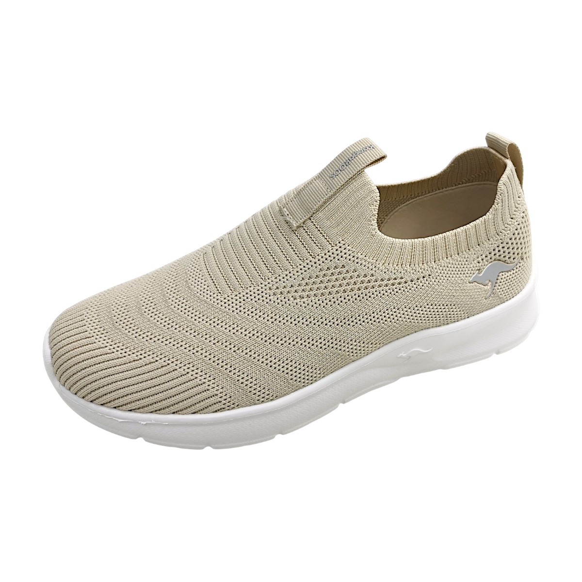 KangaRoos K-NJ Rona Sportschuhe Damen Trainingsschuhe Slipper Beige Freizeit (beige/white 1073, Gr. 1:40)