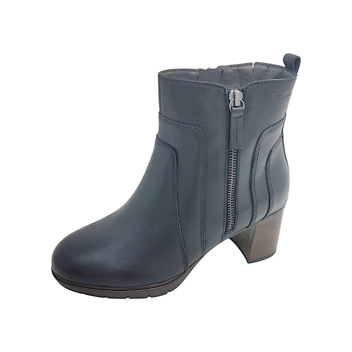 Tamaris Comfort Damenschuhe Stiefeletten Reißverschluss Schwarz Freizeit (black 001, Größe 37 EU)