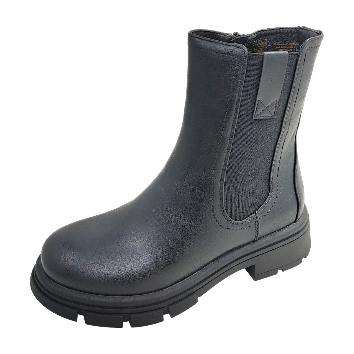 Taxi Damenschuhe Stiefel Reißverschluss Stiefel Schwarz Freizeit (Black, Größe 42 EU)