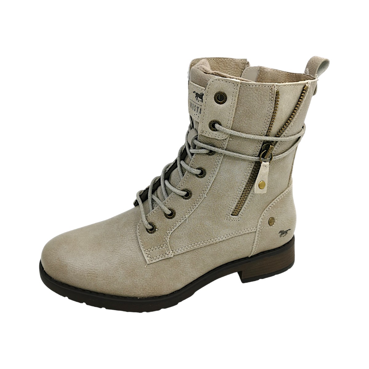 Mustang Damenschuhe Schnürstiefel Beige Freizeit (offwhite 00138, Größe 42 EU) Mustang Damenschuhe Schnürstiefel Beige Freizeit (offwhite 00138, Größe 42 EU)