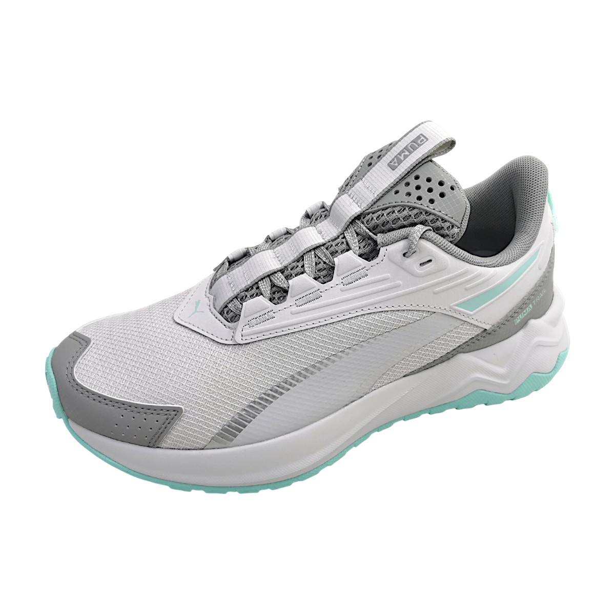 Puma Extend Lite Trail Damen Trainingsschuhe Grau Sport Outdoor (gray/mint melt 27, Gr. 2:8)