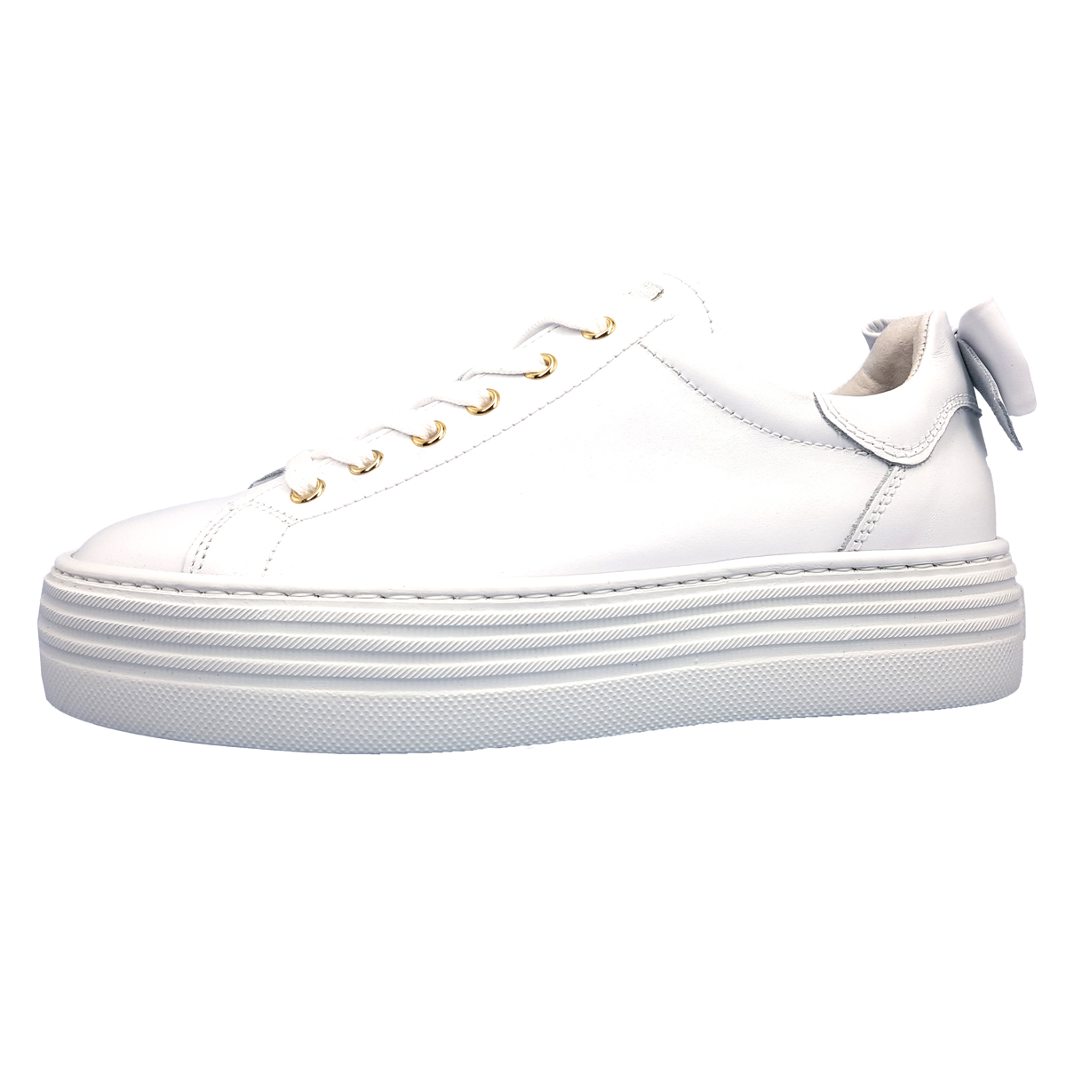 Nero Giardini Damenschuhe Schnürschuhe Sportive Sneaker high Weiß