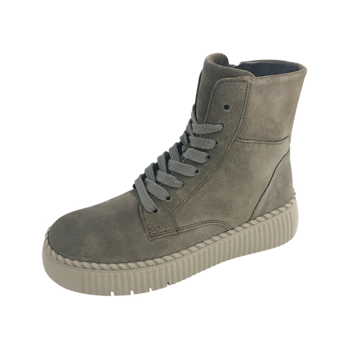 Gabor Damenschuhe Stiefel Schnürer Schnürstiefel Beige Freizeit (mohair, Größe 37.5 EU)