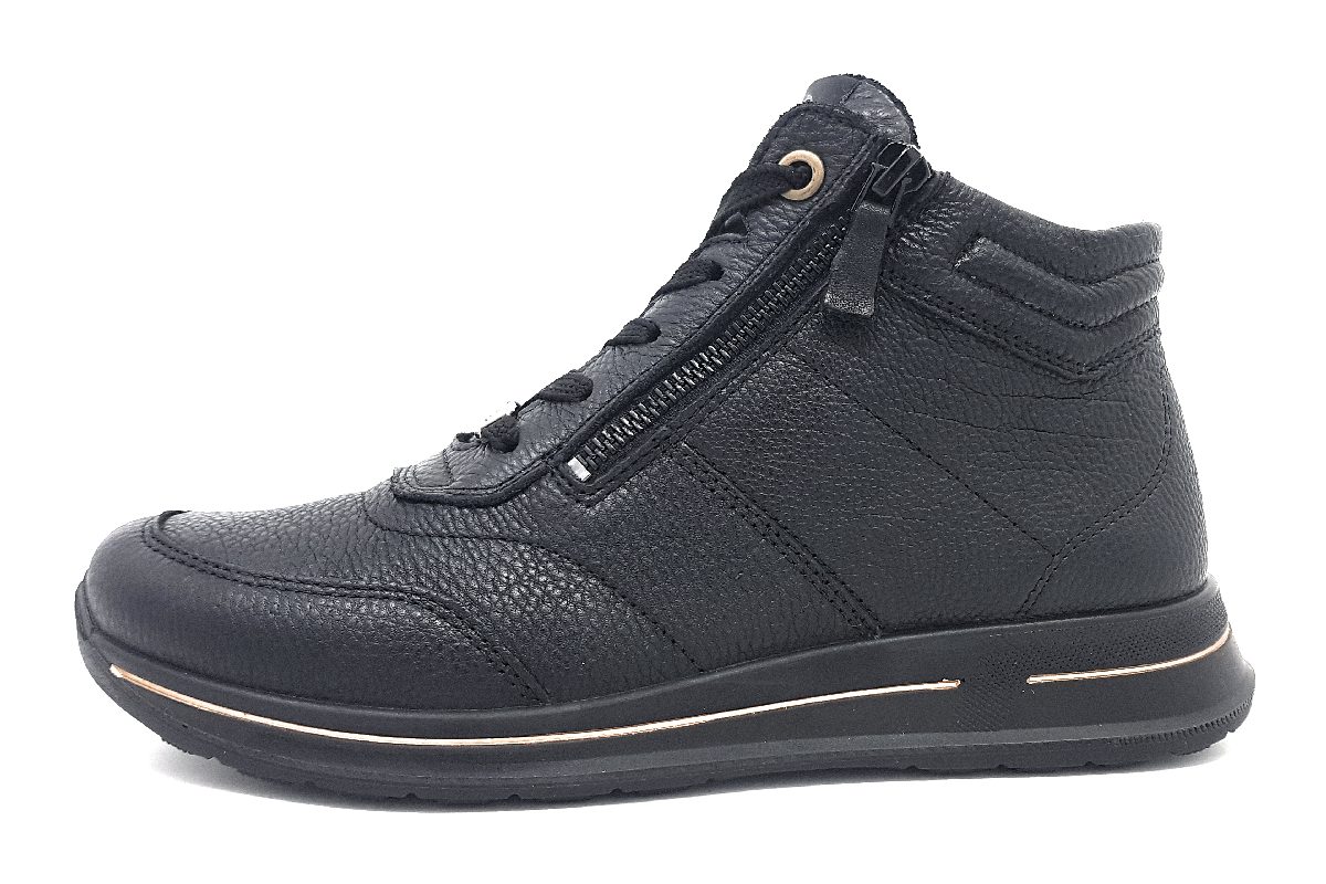 Ara Damenschuhe Stiefeletten Schnürer Schwarz Freizeit