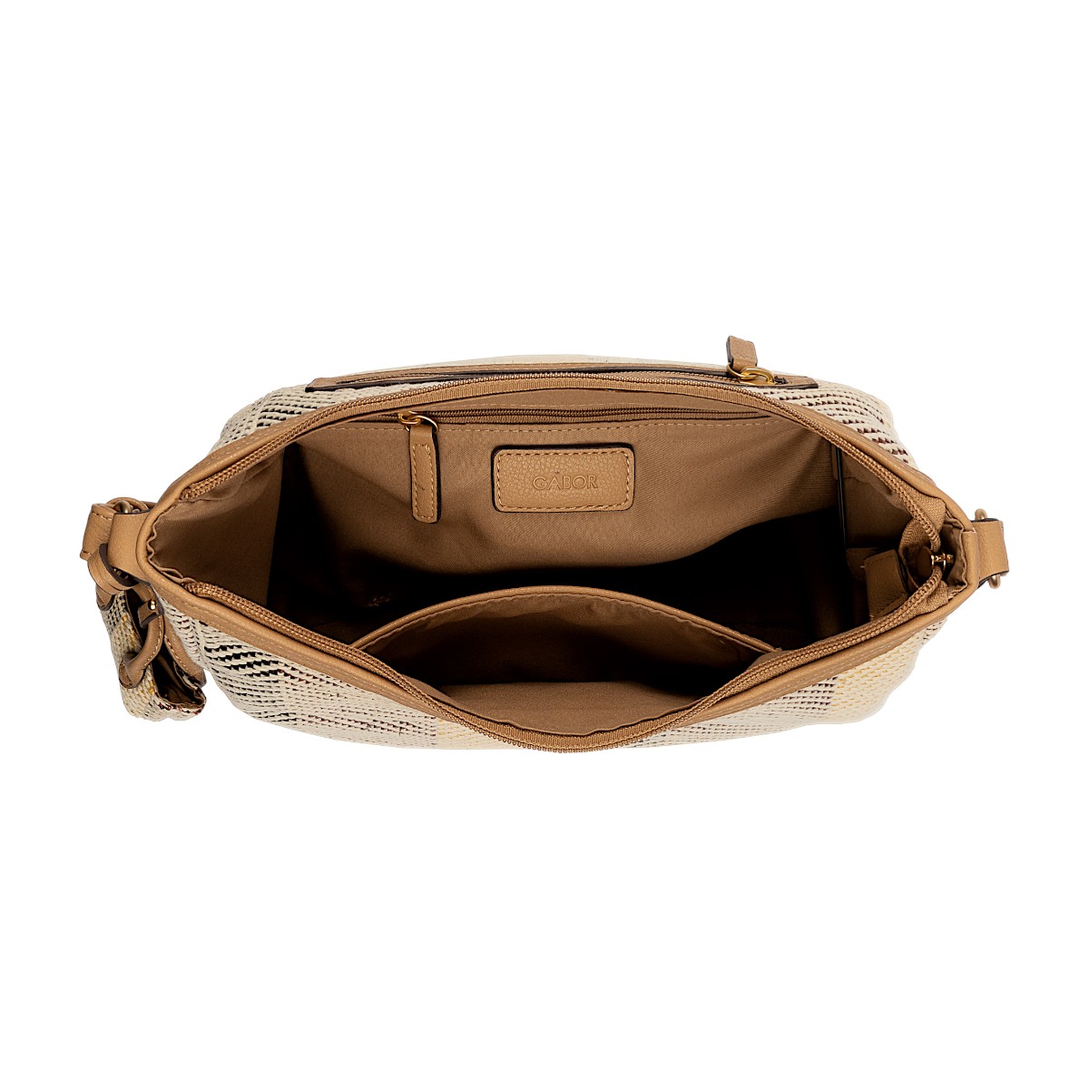 Gabor Damenaccessoires Tasche Mehrfarbig Freizeit (Mixed Beige 132, Größe OneSize)