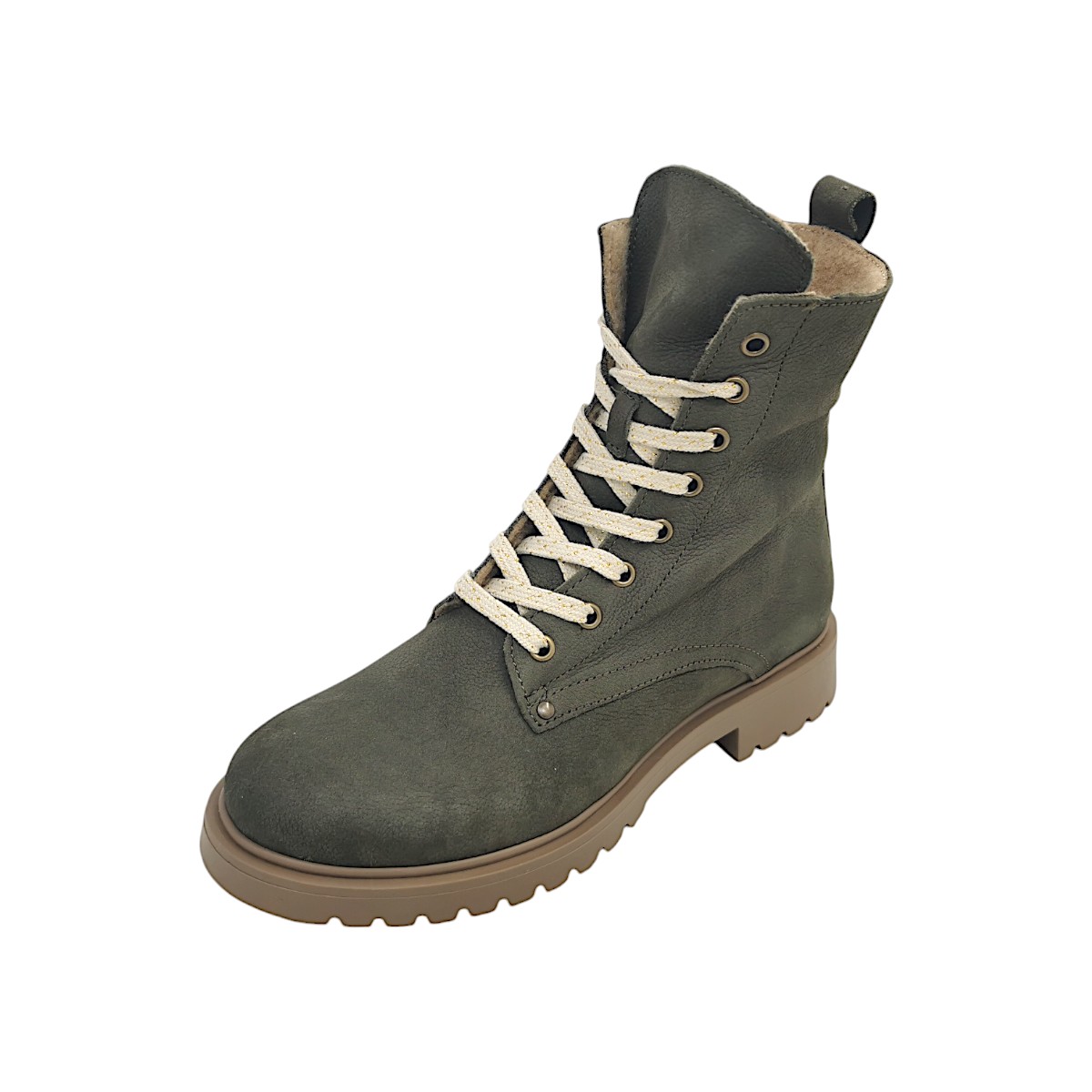 Micio Var 4 Kinderschuhe Mädchen Stiefel Grün Freizeit (army, Größe 35 EU)