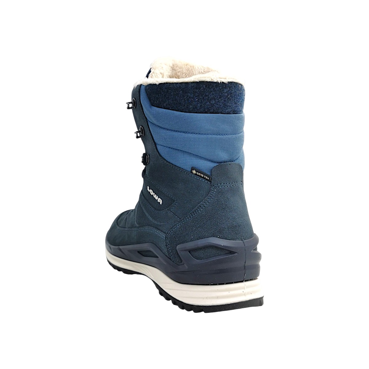 Lowa Calceta EVO GTX Ws Damenschuhe Winterstiefel Blau Freizeit (rauchblau/blau 6663, Größe 42.5 EU)