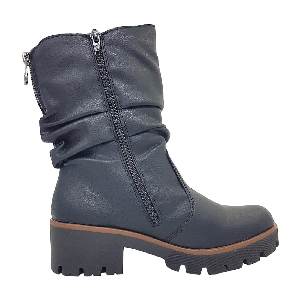 Rieker Damenschuhe Stiefel Reißverschluss Schwarz Freizeit (schwarz 00, Größe 36 EU)