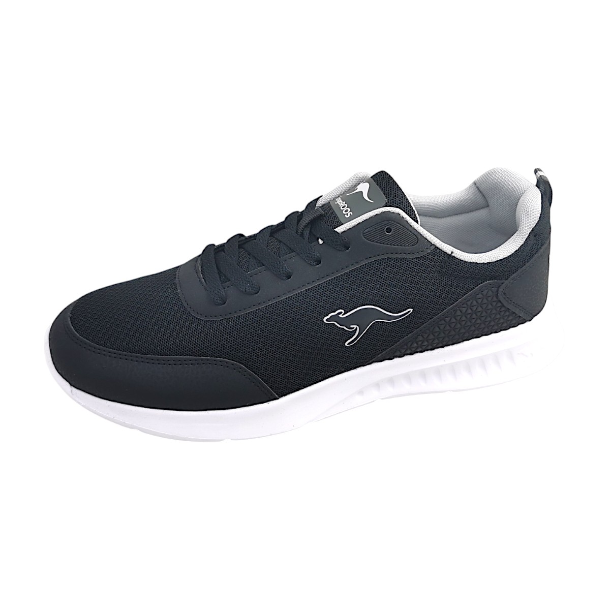 KangaRoos KL-A Lismo Sportschuhe Herren Laufschuhe Schwarz Freizeit (5007 jet black/vapor grey, Größe 42 EU)