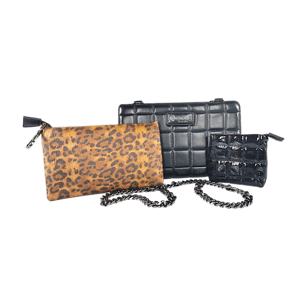 Remonte Damenaccessoires Tasche Schwarz Freizeit (schwarz kombi 01, Größe OneSize)