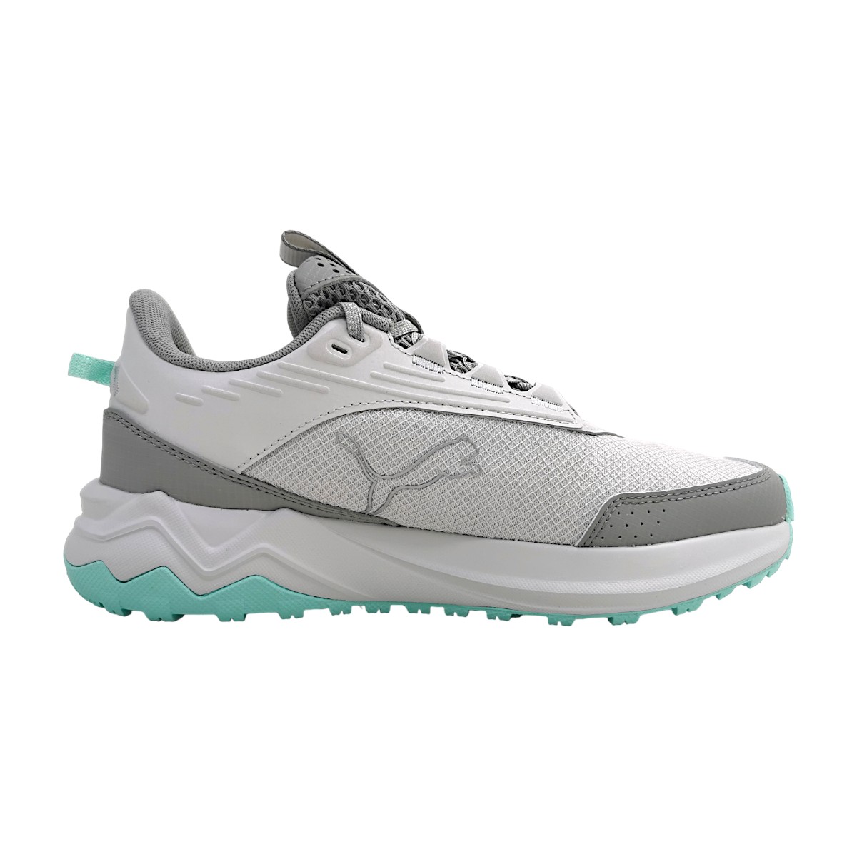 Puma Extend Lite Trail Damen Trainingsschuhe Grau Sport Outdoor (gray/mint melt 27, Gr. 2:8)
