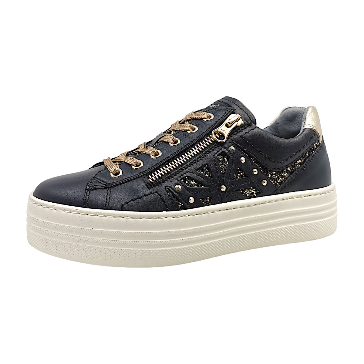 Nero Giardini Damenschuhe Für lose Einlagen Sneaker low Schwarz Freizeit