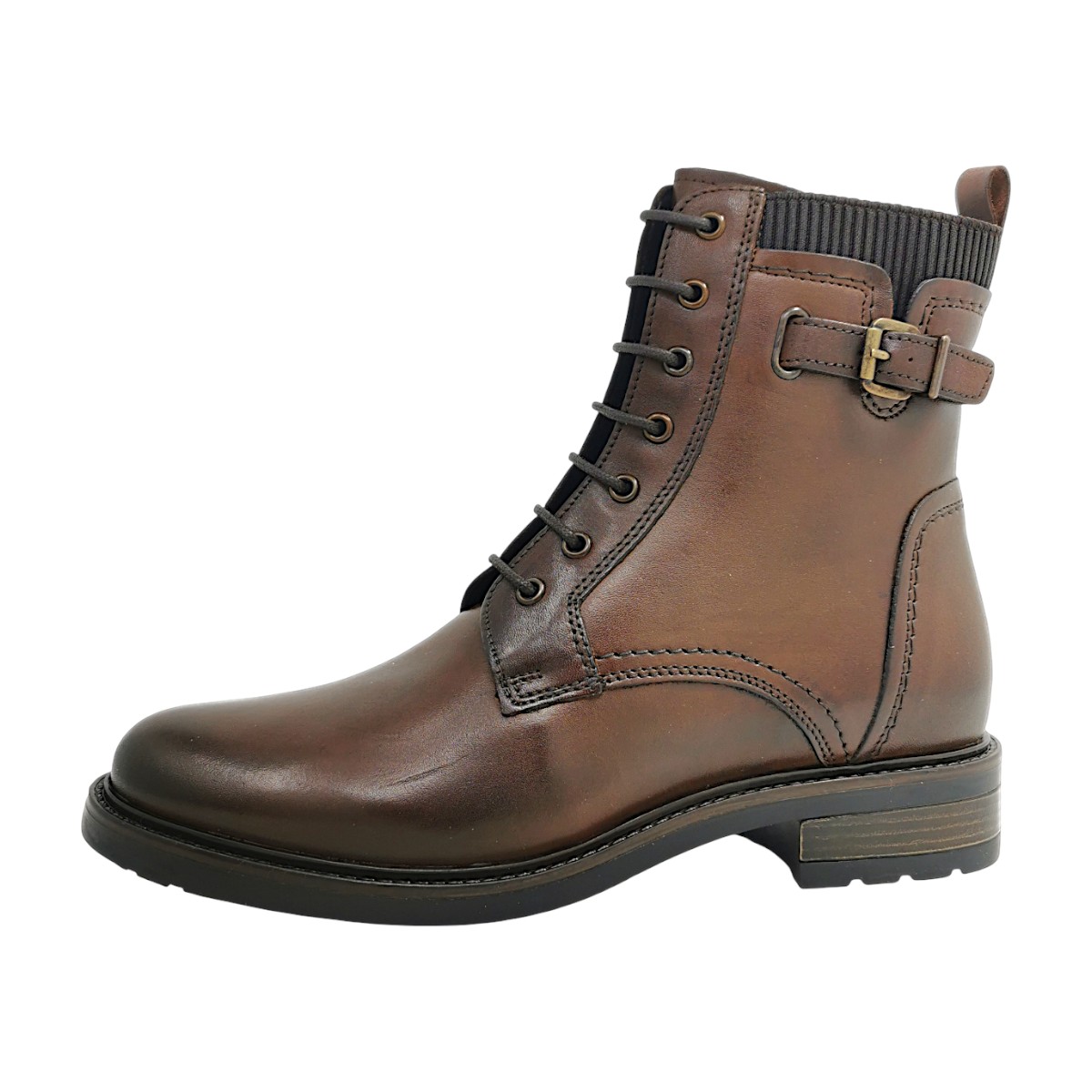 Ellen Blake Rinny Damenschuhe Stiefeletten Schnürer Stiefelette Braun Freizeit