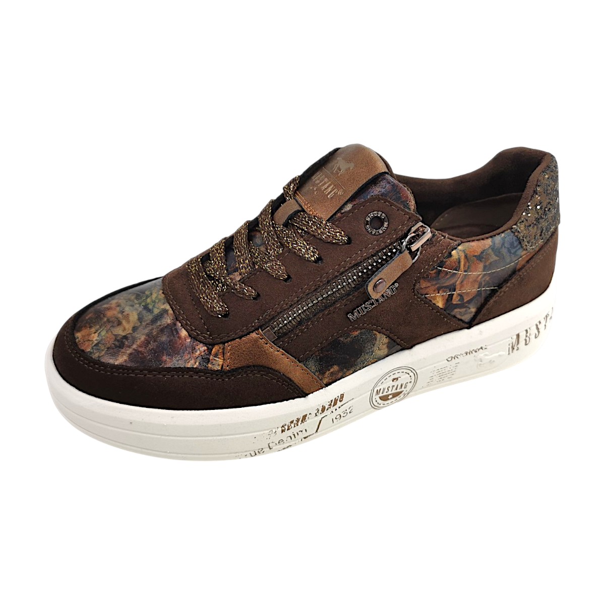 Mustang Damenschuhe Schnürschuhe Sportive Braun Freizeit (bronze, Größe 42 EU) Mustang Damenschuhe Schnürschuhe Sportive Braun Freizeit (bronze, Größe 42 EU)