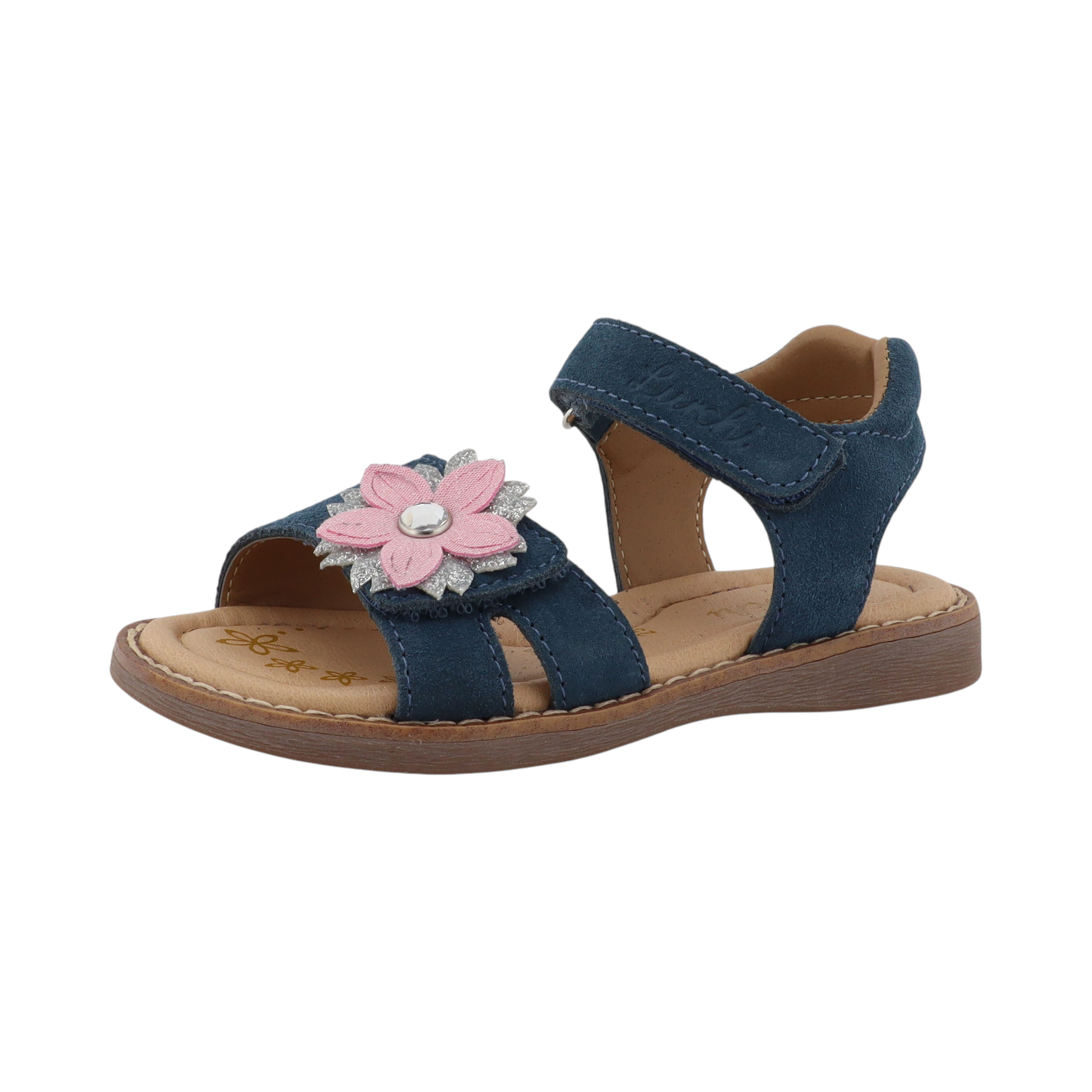Lurchi Levinia Kinderschuhe Mädchen Sandaletten Blau Freizeit (old navy 03268, Größe 27 EU)