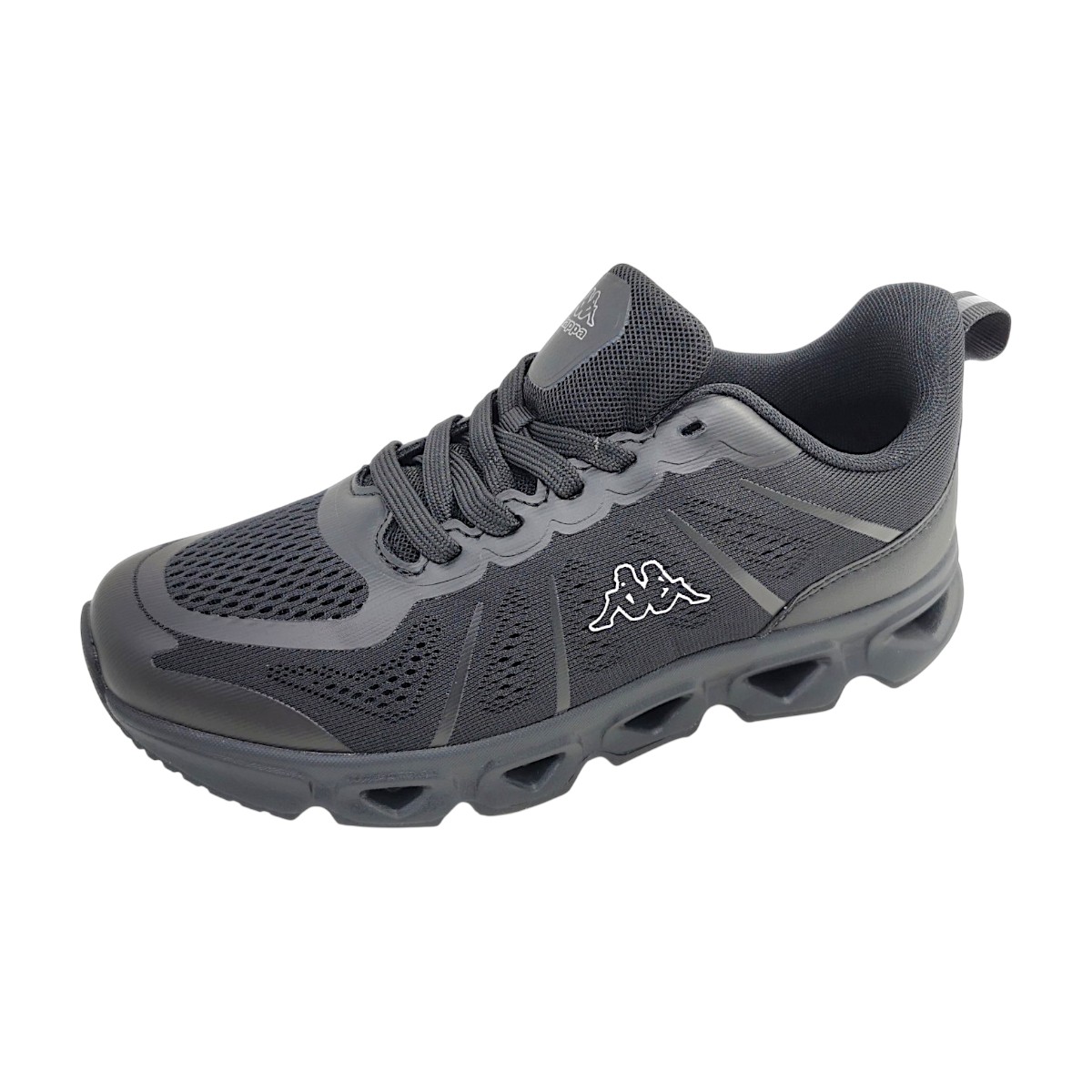 Kappa Sportschuhe Damen Trainingsschuhe Sportschuh Schwarz Freizeit (black/uni, Gr. 1:38)