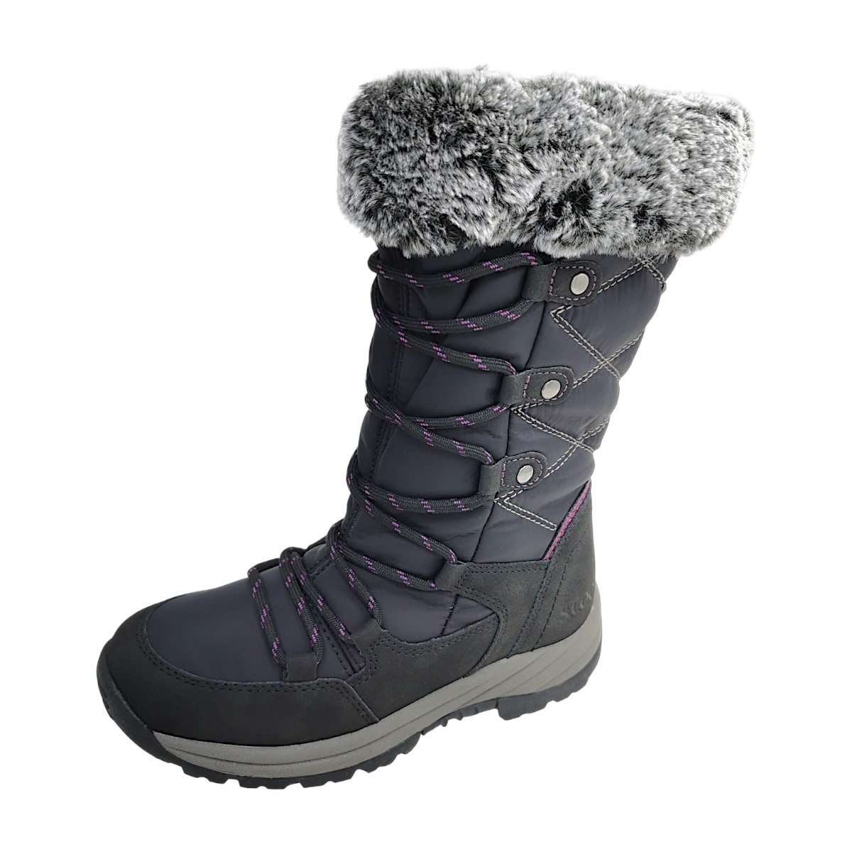 S.Cool Kinderschuhe Mädchen Winterstiefel Schwarz Freizeit (Black 009, Größe 34 EU)