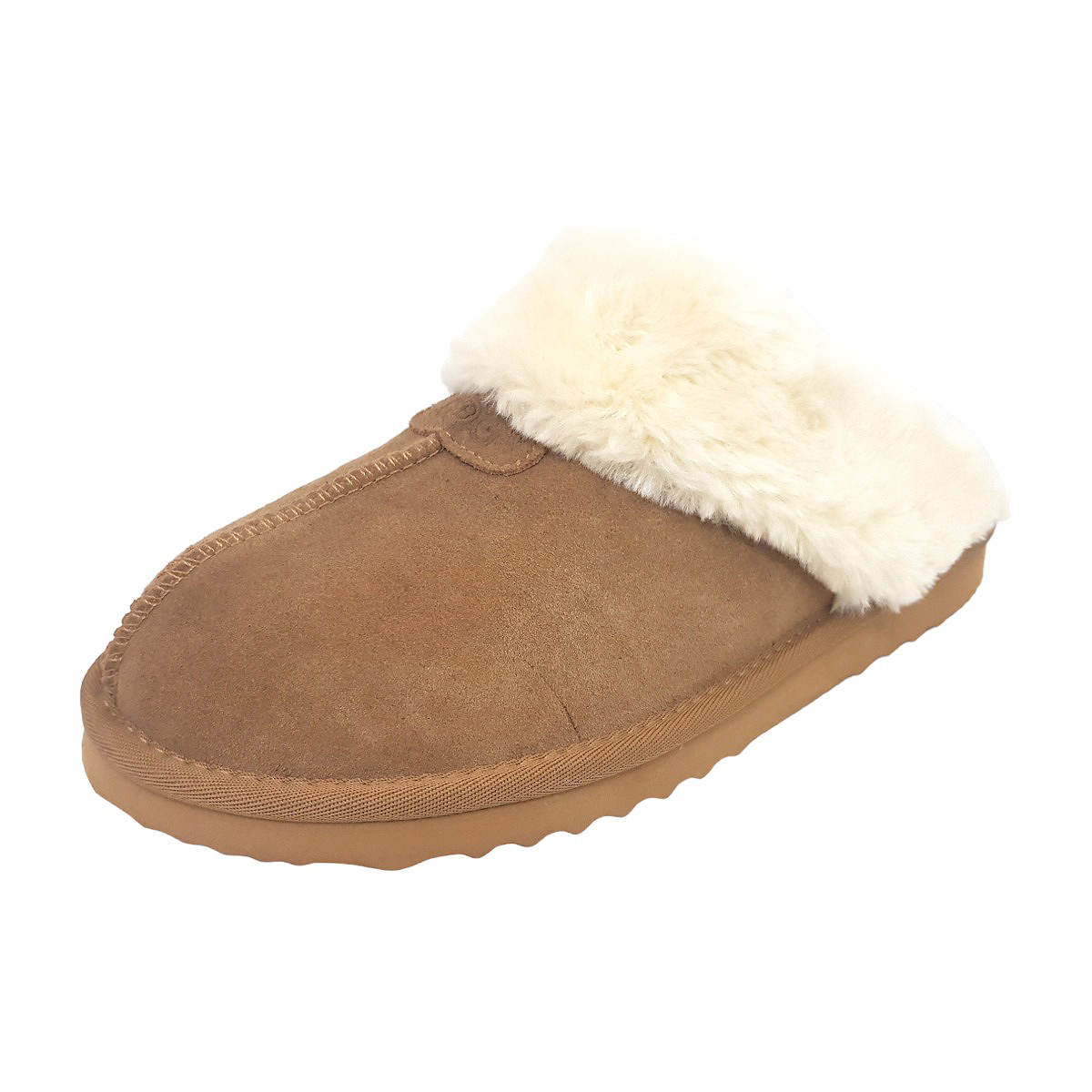 OOG Herrenschuhe Hausschuhe Braun Freizeit (Camel, Gr. 1:42)