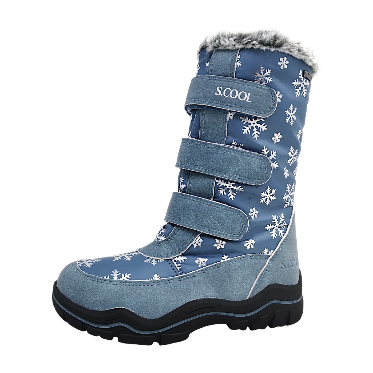S.Cool Kinderschuhe Mädchen Winterstiefel Blau Freizeit