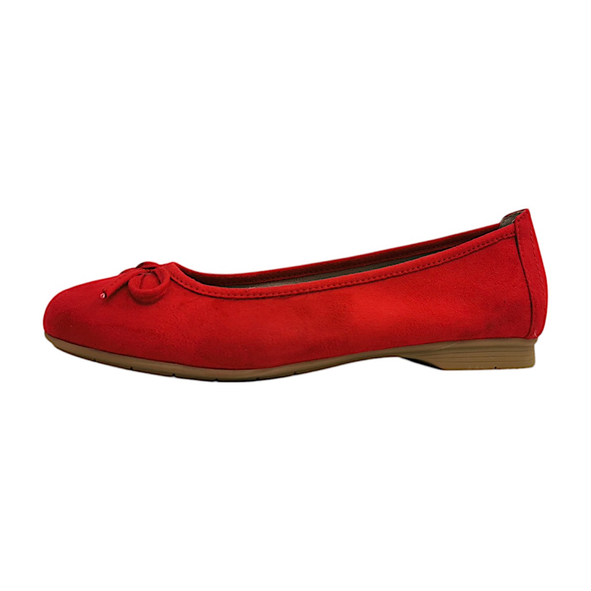 Jana Damenschuhe Ballerinas Rot Freizeit