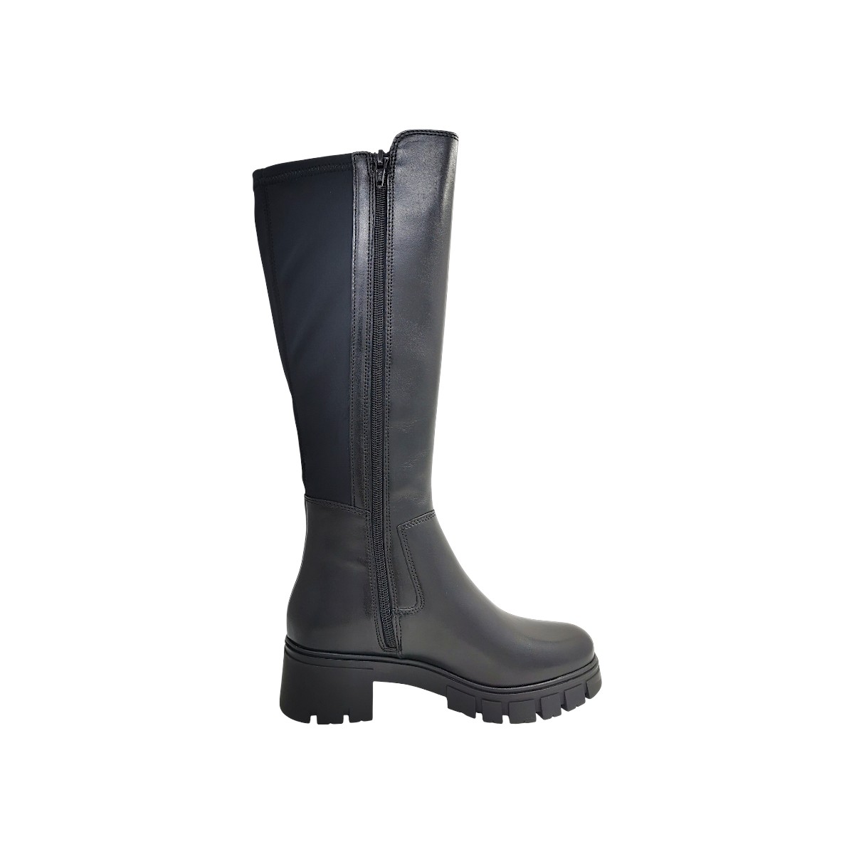 Ellen Blake Ivana Damenschuhe Stiefel Reißverschluss Stiefel Schwarz Freizeit (Nero, Größe 37 EU)