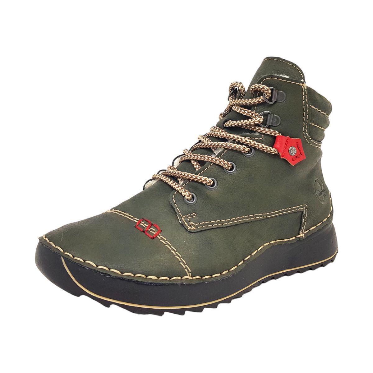 Rieker Damenschuhe Stiefel Schnürer Stiefelette Schwarz Freizeit (Forest/ Flamme, Größe 36 EU) Rieker Damenschuhe Stiefel Schnürer Stiefelette Schwarz Freizeit (Forest/ Flamme, Größe 36 EU)