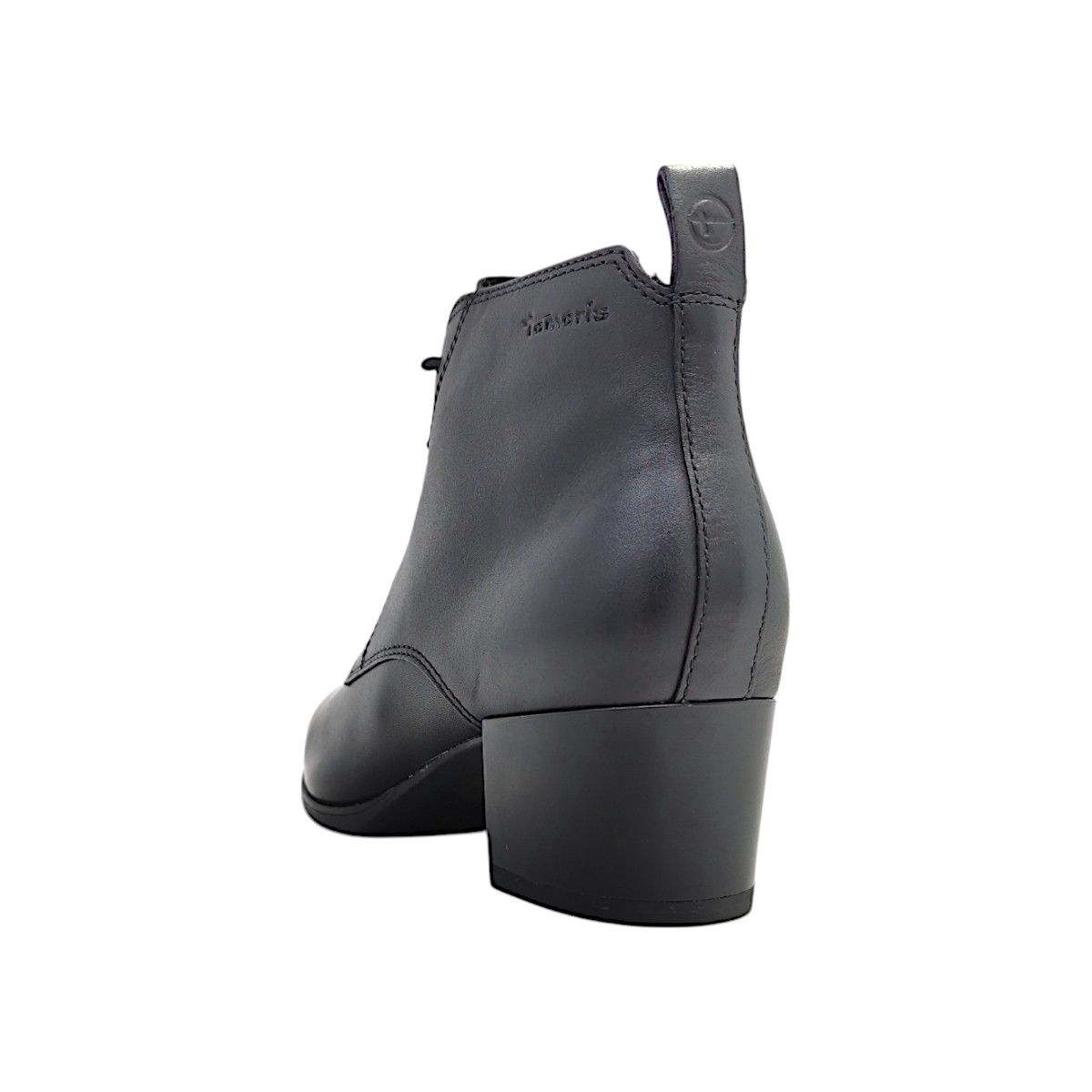 Tamaris Damenschuhe Stiefeletten Schnürer Schwarz Freizeit (001 black, Größe 37 EU)