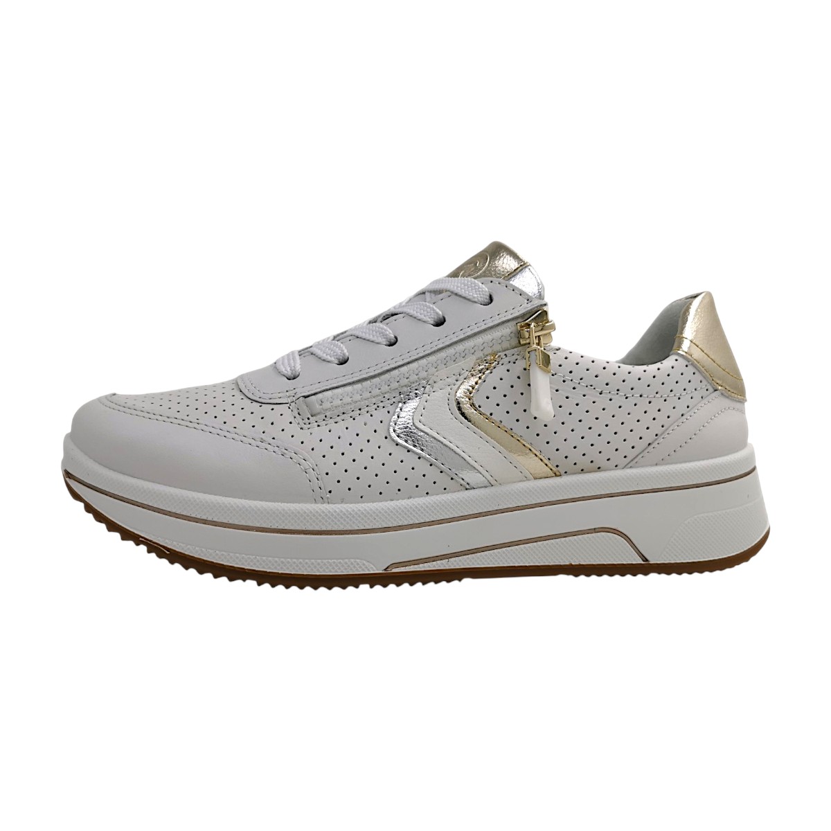 Ara Damenschuhe Schnürschuhe Sportive Weiß Freizeit