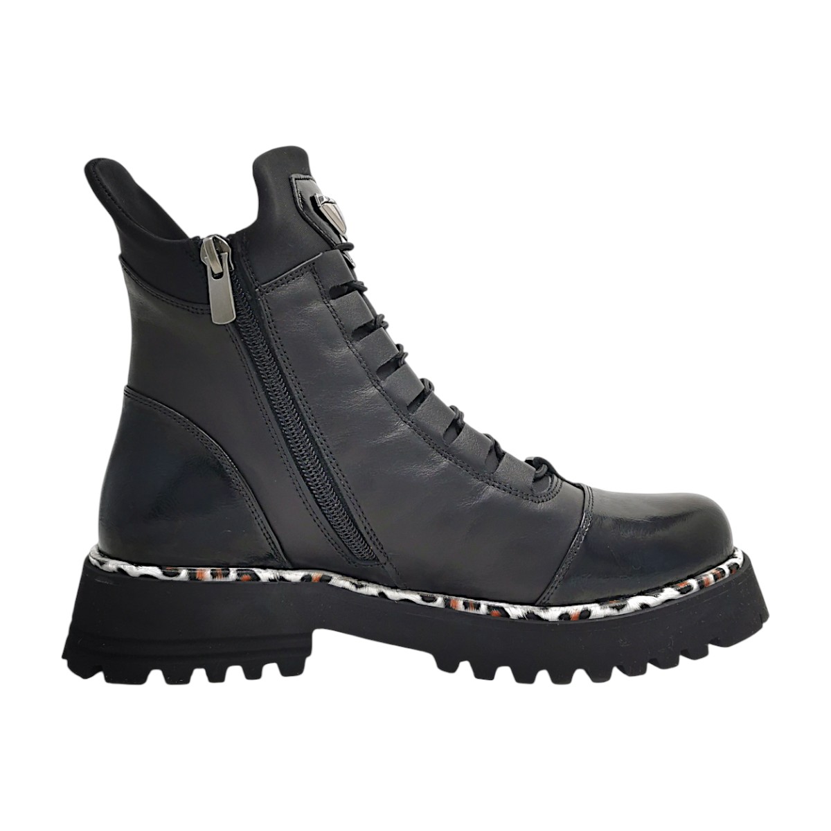 2 Go Fashion Damenschuhe Schnürstiefel Schwarz Freizeit (schwarz 9, Größe 36 EU)