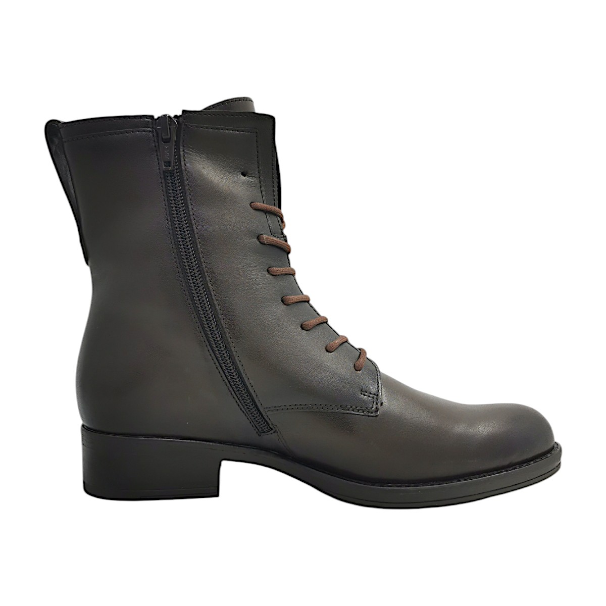 Gabor Damenschuhe Stiefel Schnürer Braun Freizeit (Mocca 28, Größe 40.5 EU)