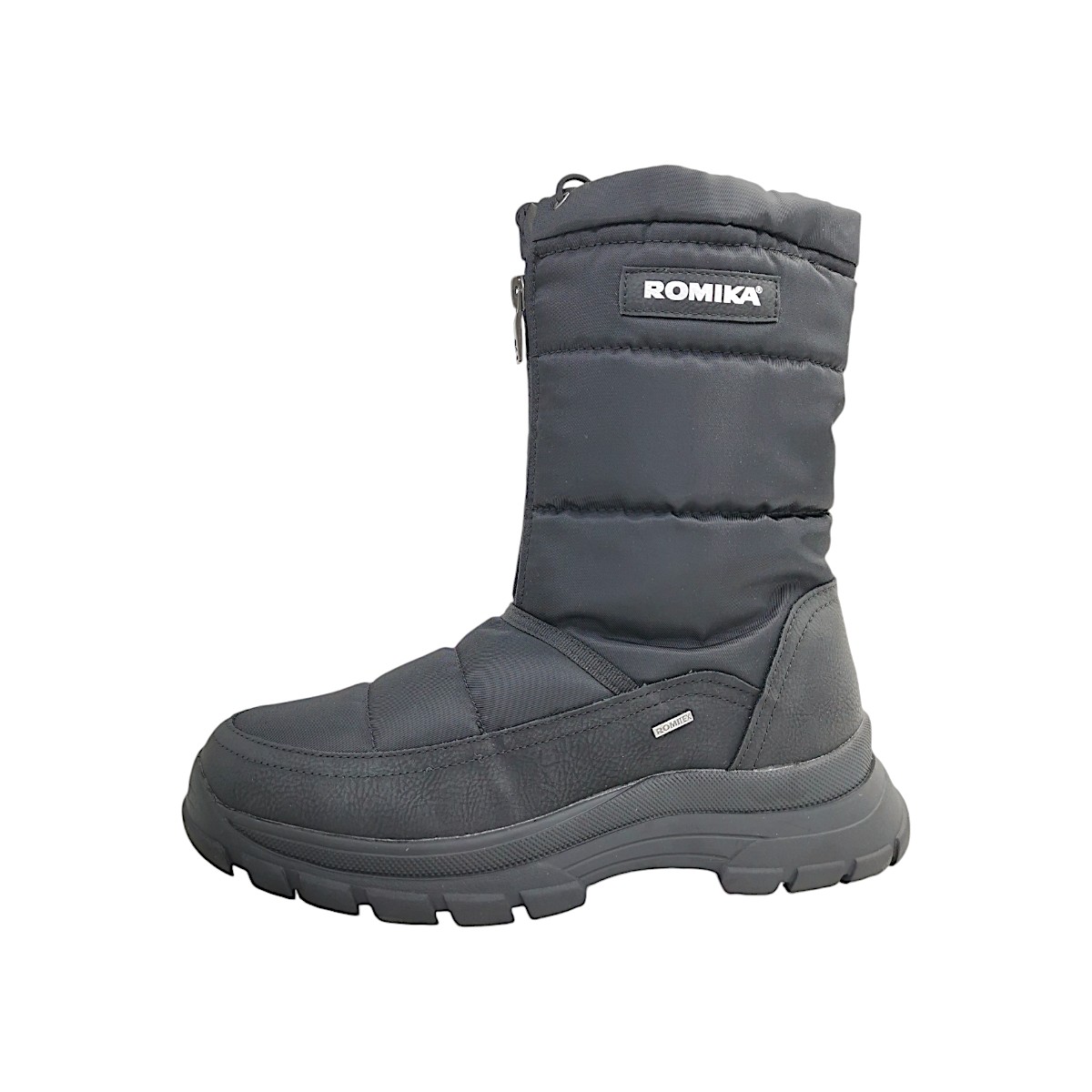 Romika Damenschuhe Gefüttert Winterstiefel Schwarz Freizeit