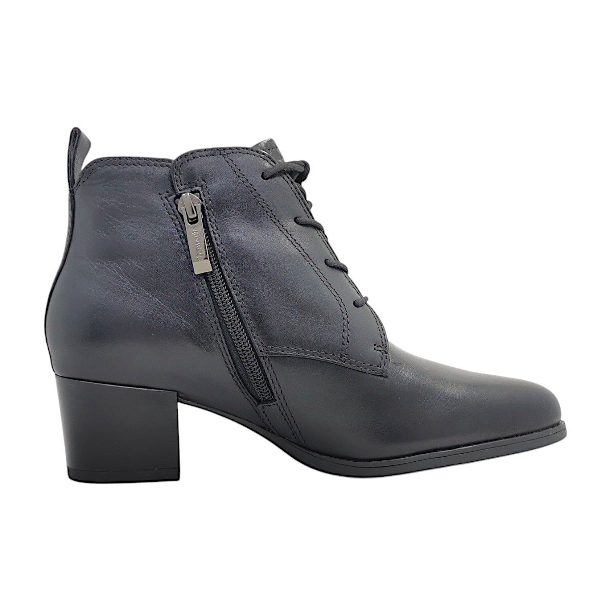 Tamaris Damenschuhe Stiefeletten Schnürer Schwarz Freizeit (001 black, Größe 37 EU)