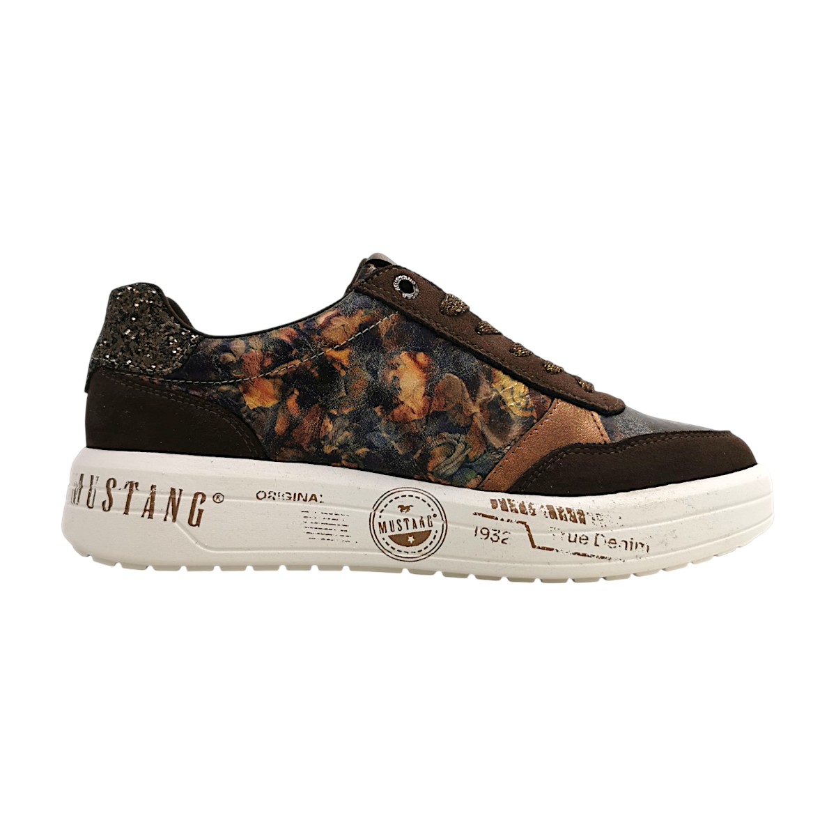 Mustang Damenschuhe Schnürschuhe Sportive Braun Freizeit (bronze, Größe 42 EU) Mustang Damenschuhe Schnürschuhe Sportive Braun Freizeit (bronze, Größe 42 EU)