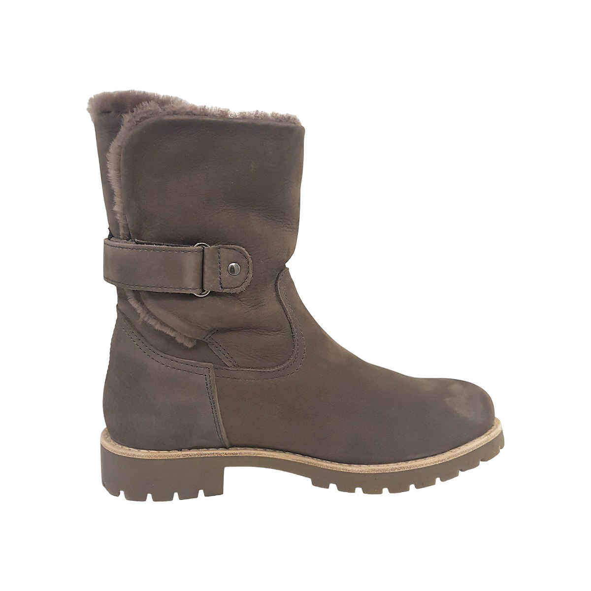 Panama Jack Damenschuhe Stiefel Gefüttert Braun Freizeit (gris/grey, Größe 36 EU)