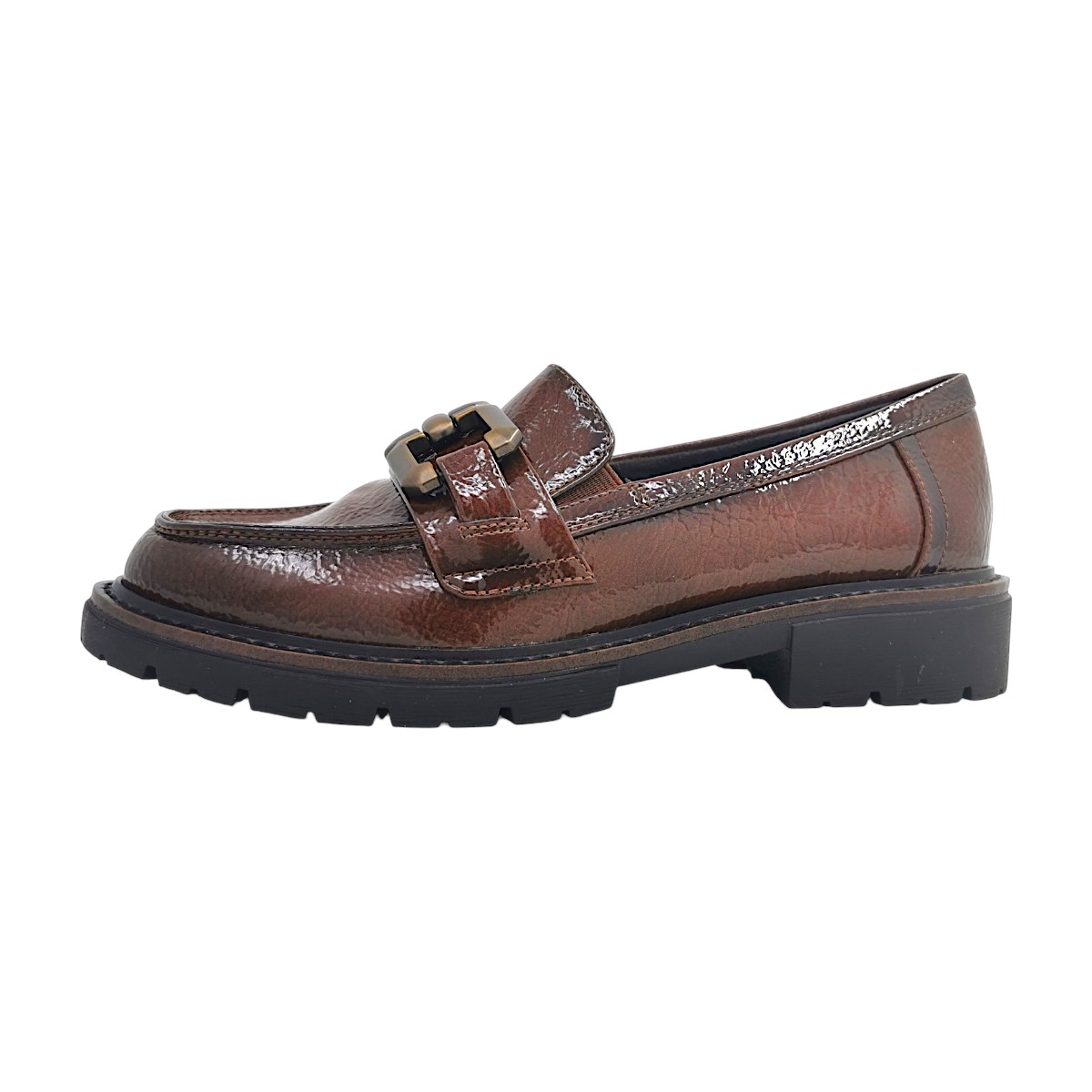 Jana Damenschuhe Halbschuhe Slipper Braun Freizeit
