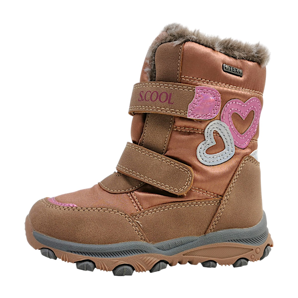 S.Cool Kinderschuhe Mädchen Winterstiefel Winterstiefel Rosa Freizeit