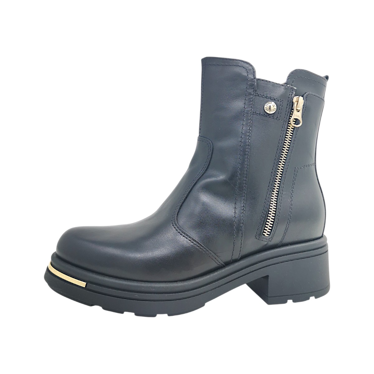 Nero Giardini Damenschuhe Stiefel Reißverschluss Schwarz Freizeit
