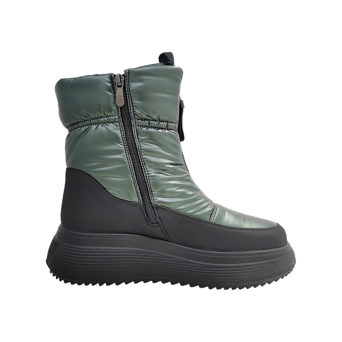 Becker Damenschuhe Stiefel Tex Winterstiefel Grün Freizeit (Grün/Schwarz, Größe 39 EU)
