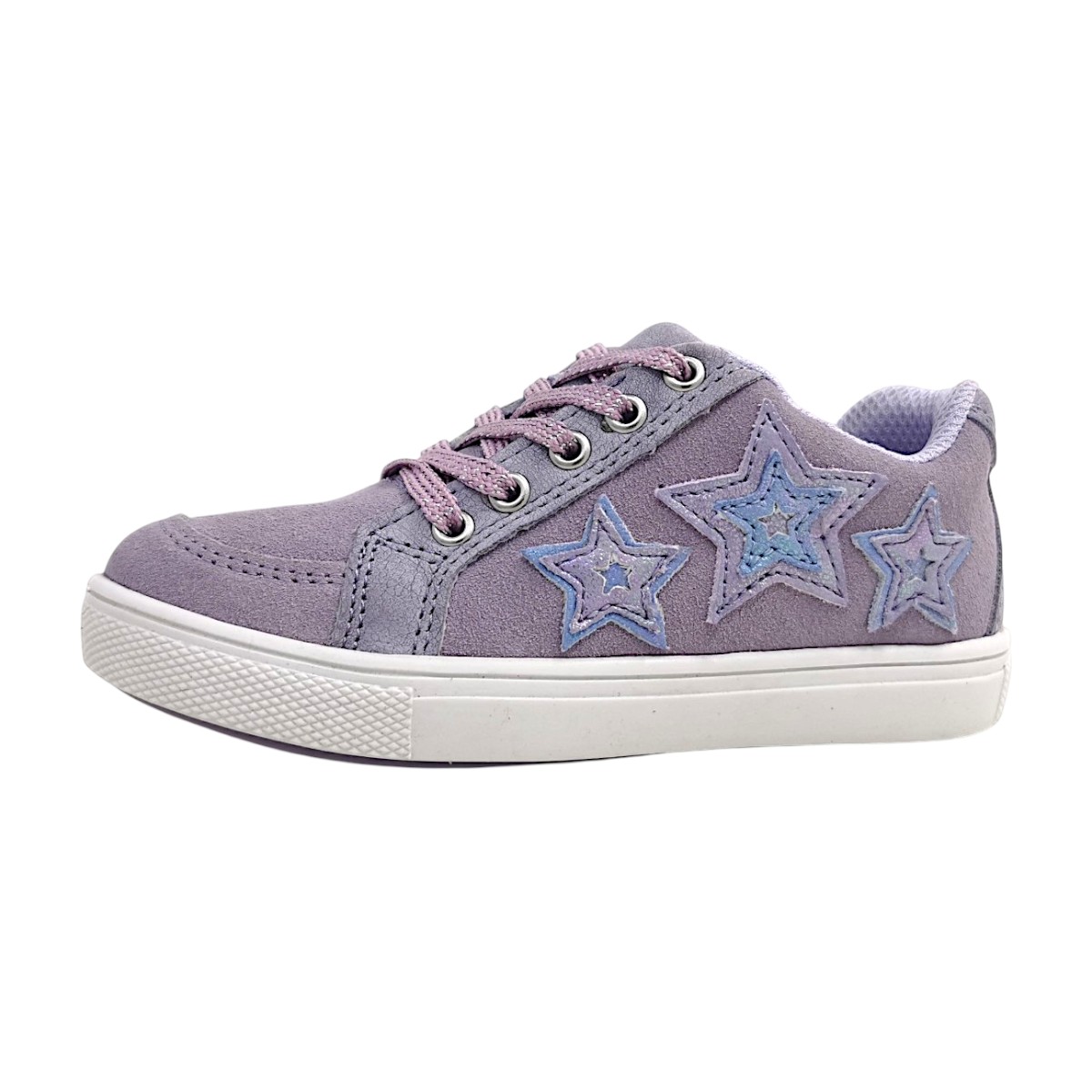 S.Cool Kinderschuhe Mädchen Halbschuhe Schnürer Violett Freizeit
