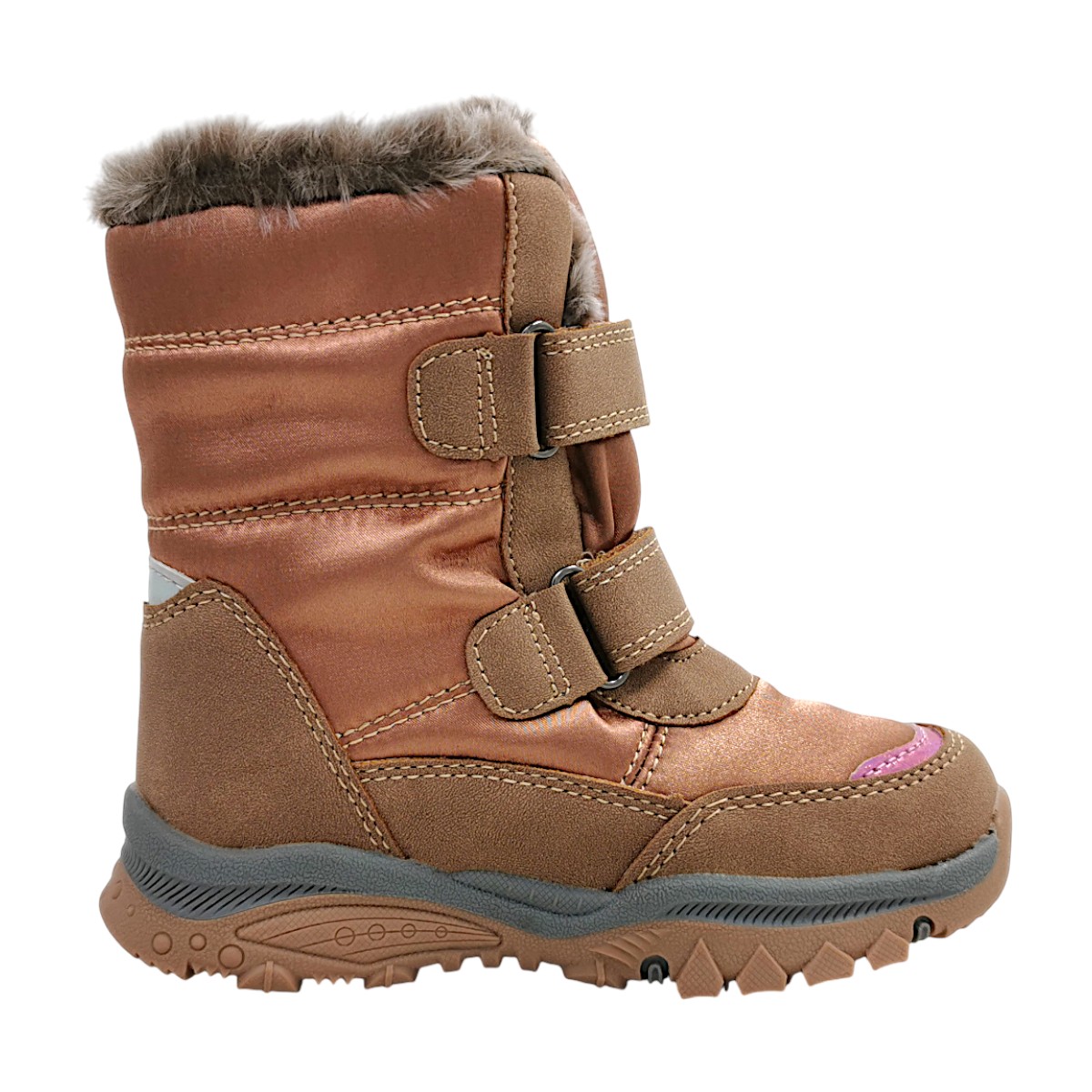 S.Cool Kinderschuhe Mädchen Winterstiefel Winterstiefel Rosa Freizeit (Rose 555, Größe 27 EU)