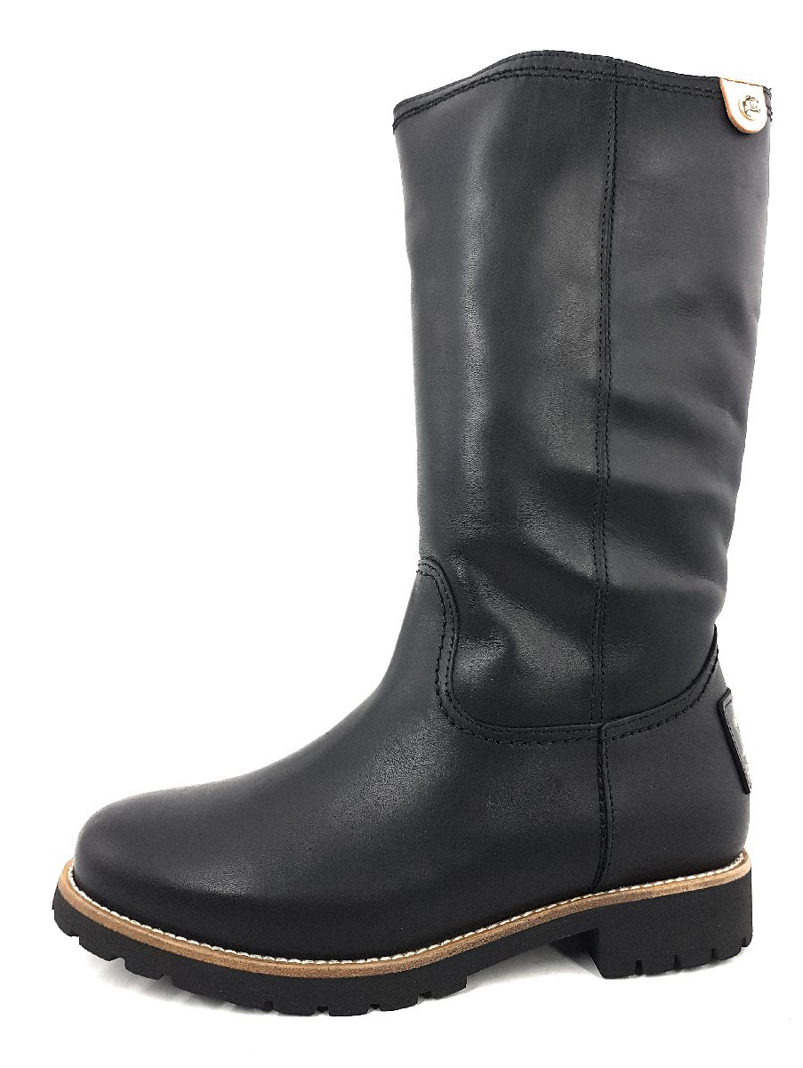 Panama Jack Damenschuhe Stiefel Gefüttert Schwarz Freizeit