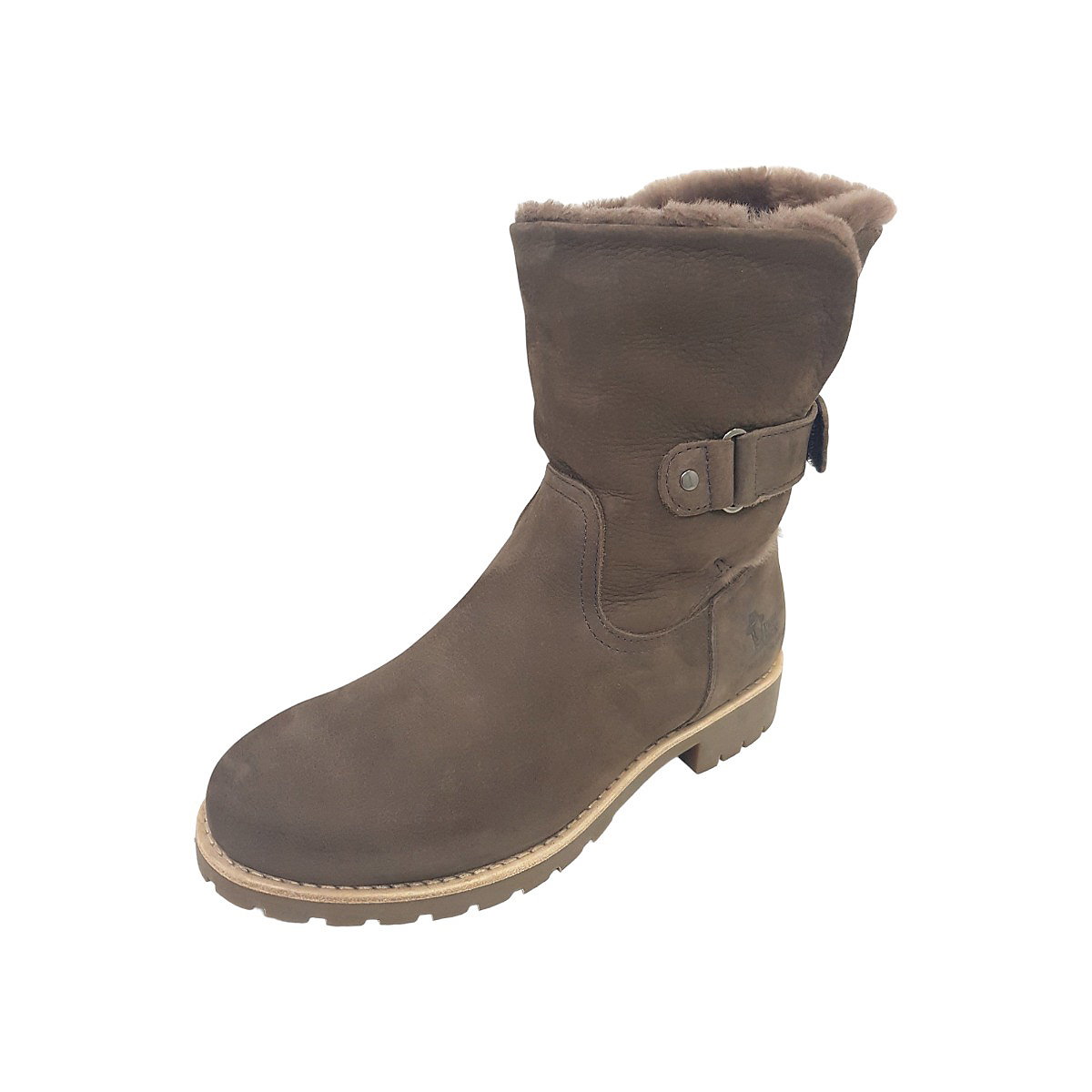 Panama Jack Damenschuhe Stiefel Gefüttert Braun Freizeit (gris/grey, Größe 36 EU)