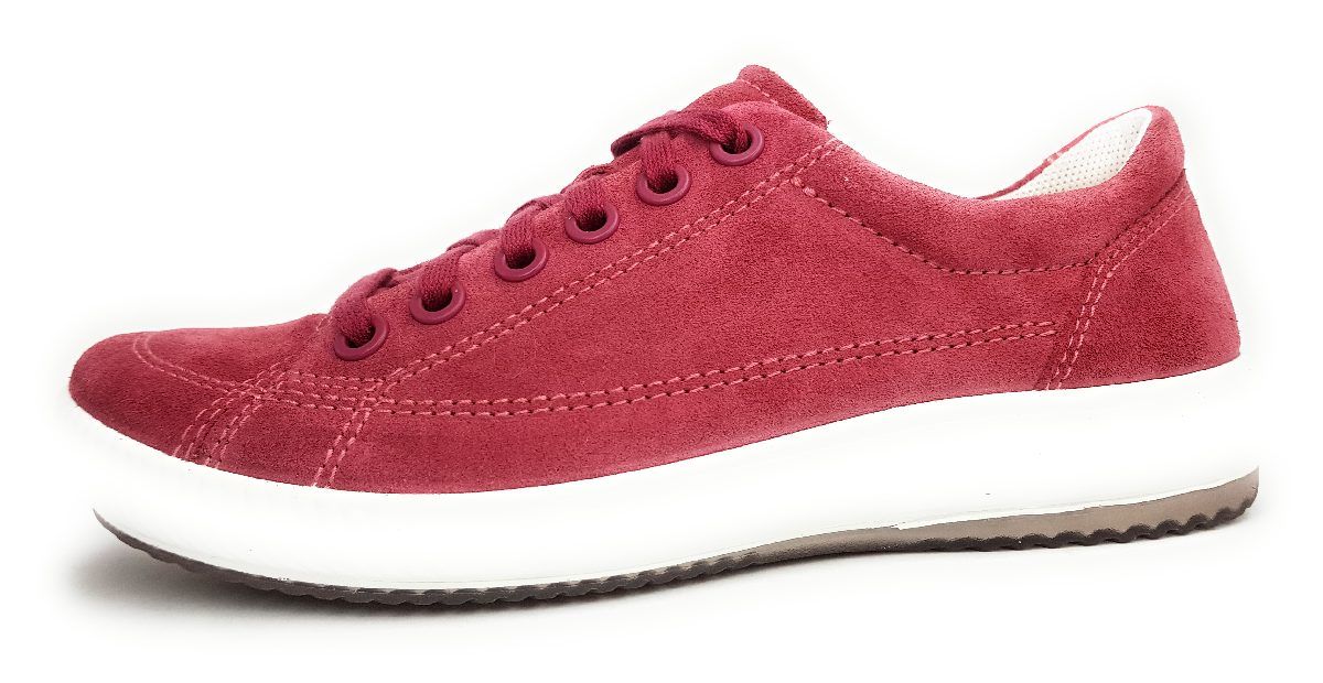 Legero Damenschuhe Schnürschuhe Sportive Sneaker low Rosa Freizeit