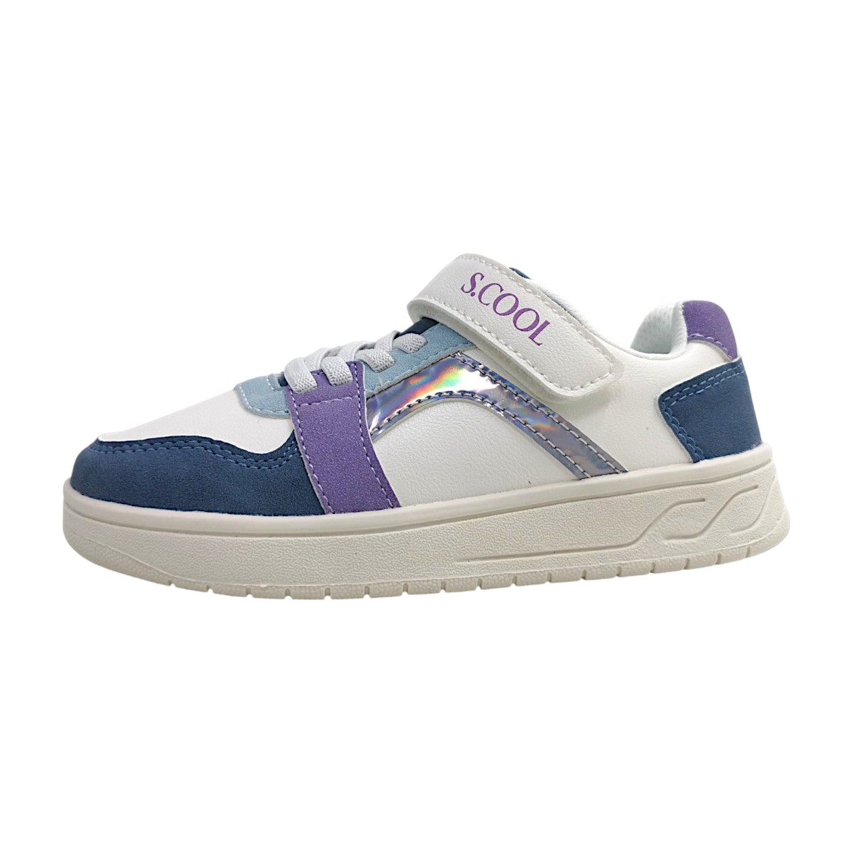 S.Cool Kinderschuhe Mädchen Halbschuhe Klettschuh Weiß Freizeit