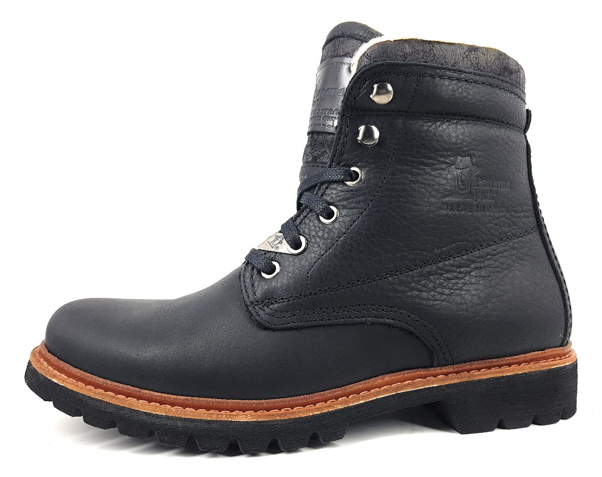 Panama Jack Herrenschuhe Stiefel Schnürer Schwarz Freizeit