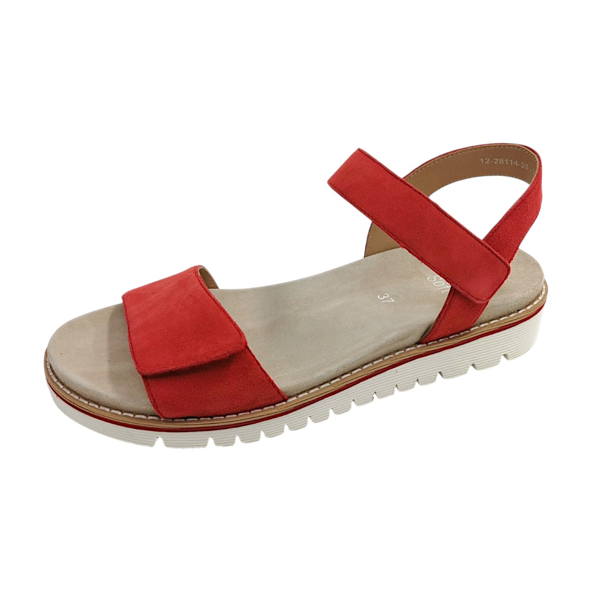 Ara Damenschuhe Sandalette Rot Freizeit (strawberry 29, Größe 41 EU)