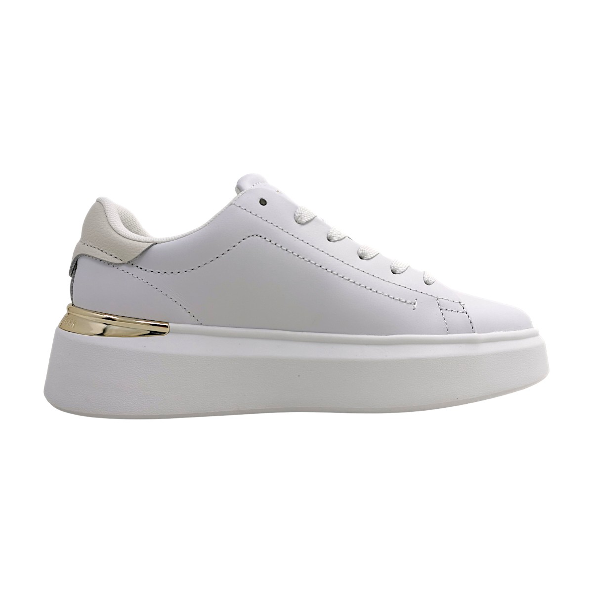 Tommy Hilfiger TH Fashion Damenschuhe Schnürschuhe Sportive (white YBS, Gr. 1:38)