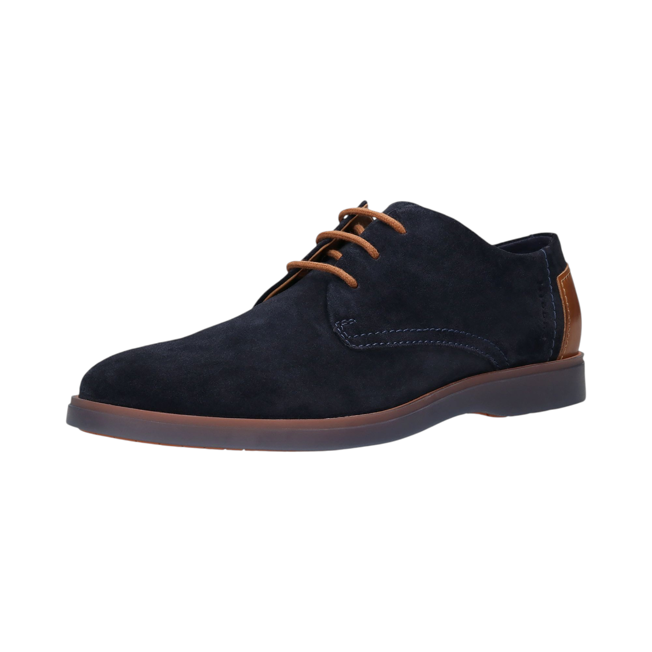 Bugatti Herrenschuhe Businessschuhe eleganter Schnürer Blau Freizeit (dark blue 4100, Gr. 1:41)